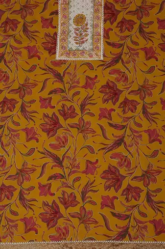 printed unstitched dress material