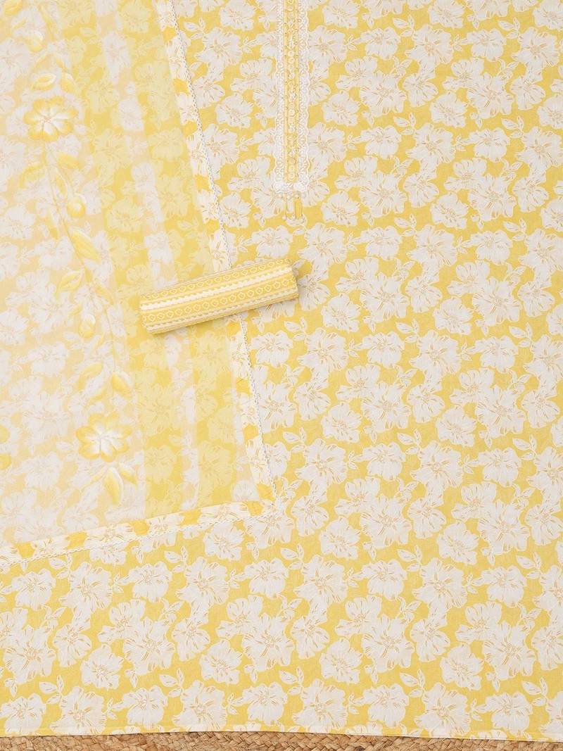 printed unstitched dress material