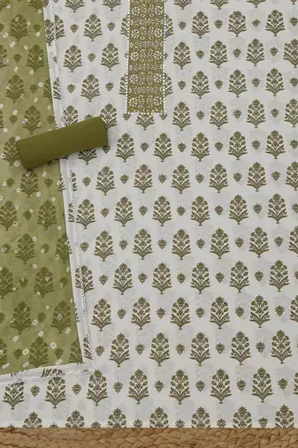 printed unstitched dress material