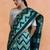 Green woven design saree with blouse