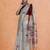 Grey woven design muga sarees with blouse piece