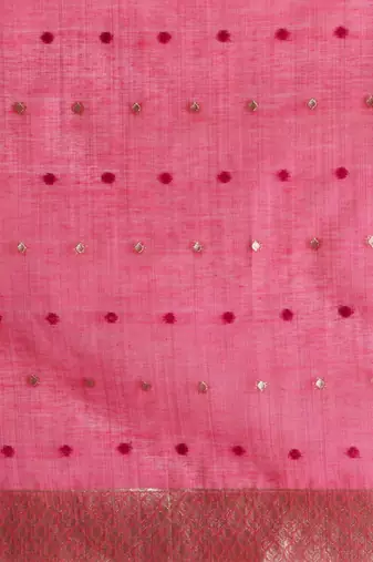 Grey woven design muga sarees with blouse piece