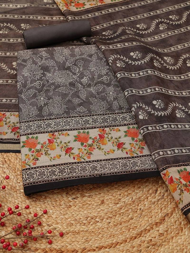 printed unstitched dress material