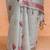 Grey woven design muga sarees with blouse piece