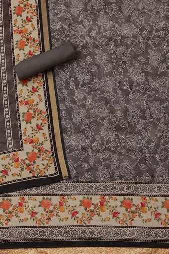 printed unstitched dress material