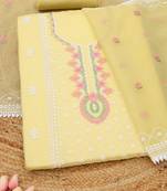 embroidered unstitched dress material