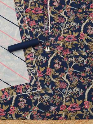 printed unstitched dress material 3