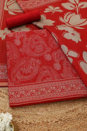 printed unstitched dress material