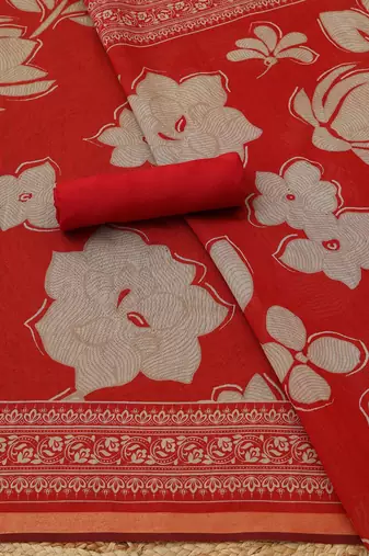 printed unstitched dress material