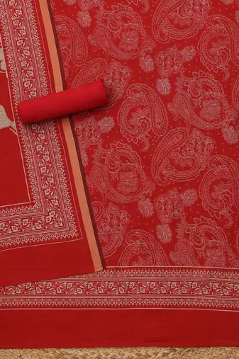 printed unstitched dress material
