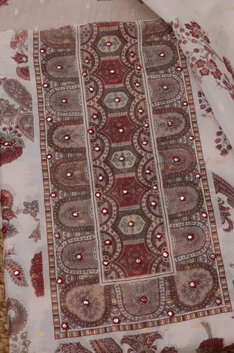 printed  cotton unstitched dress material