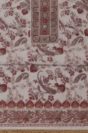 printed  cotton unstitched dress material