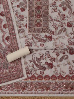 printed  cotton unstitched dress material 5