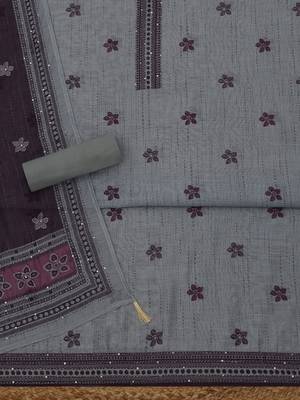 printed unstitched dress material 3