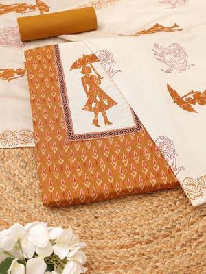 printed unstitched dress material 1