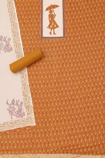 printed unstitched dress material