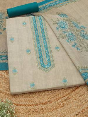 printed art silk unstitched dress material 1