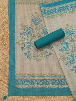 printed art silk unstitched dress material 3