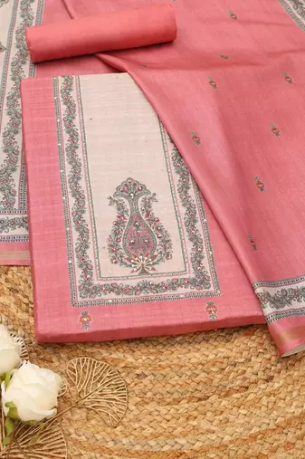 printed unstitched dress material