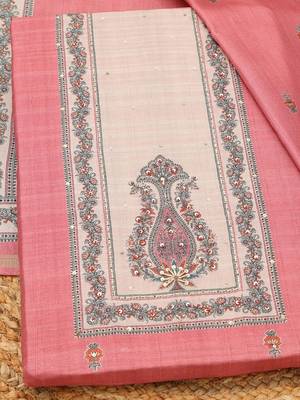 printed unstitched dress material 2