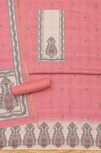 printed unstitched dress material
