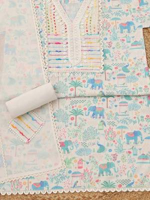 printed unstitched dress material 2