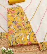 printed unstitched dress material