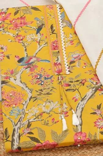 printed unstitched dress material