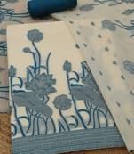printed unstitched dress material