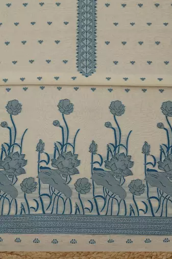 printed unstitched dress material
