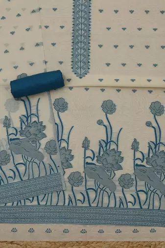 printed unstitched dress material