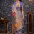 Lavender floral woven design zari banarasi saree