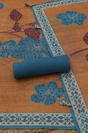 printed unstitched dress material