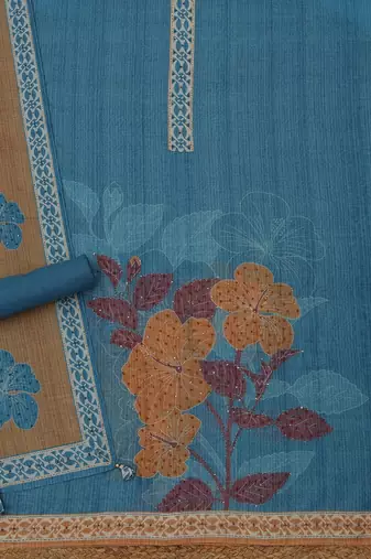 printed unstitched dress material