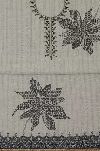 printed linen unstitched dress material
