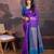 Violet woven design sarees