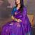 Violet woven design sarees