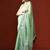 Green embellished sequinned saree with blouse