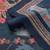 floral printed beads and stones work unstitched dress material