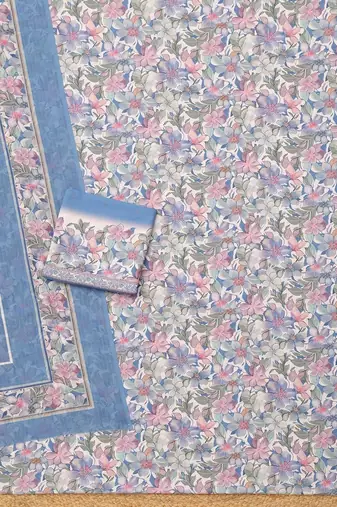 printed unstitched dress material