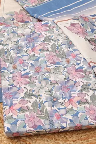 printed unstitched dress material