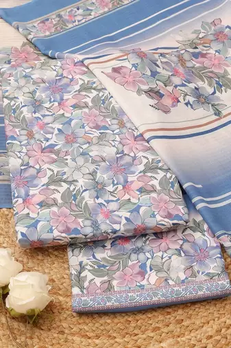 printed unstitched dress material
