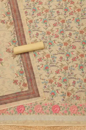 printed unstitched dress material