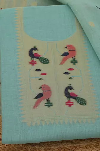 unstitched dress material