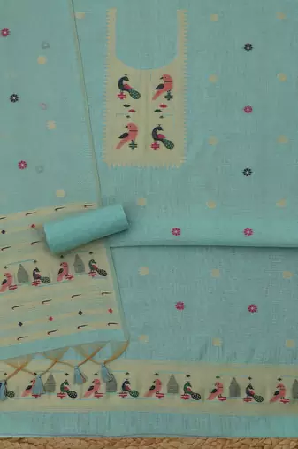 unstitched dress material