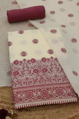 unstitched dress material