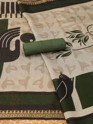 printed unstitched dress material 1
