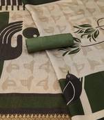 printed unstitched dress material