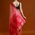 Pink woven design saree with blouse