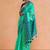 Green woven design chanderi sarees with blouse piece
